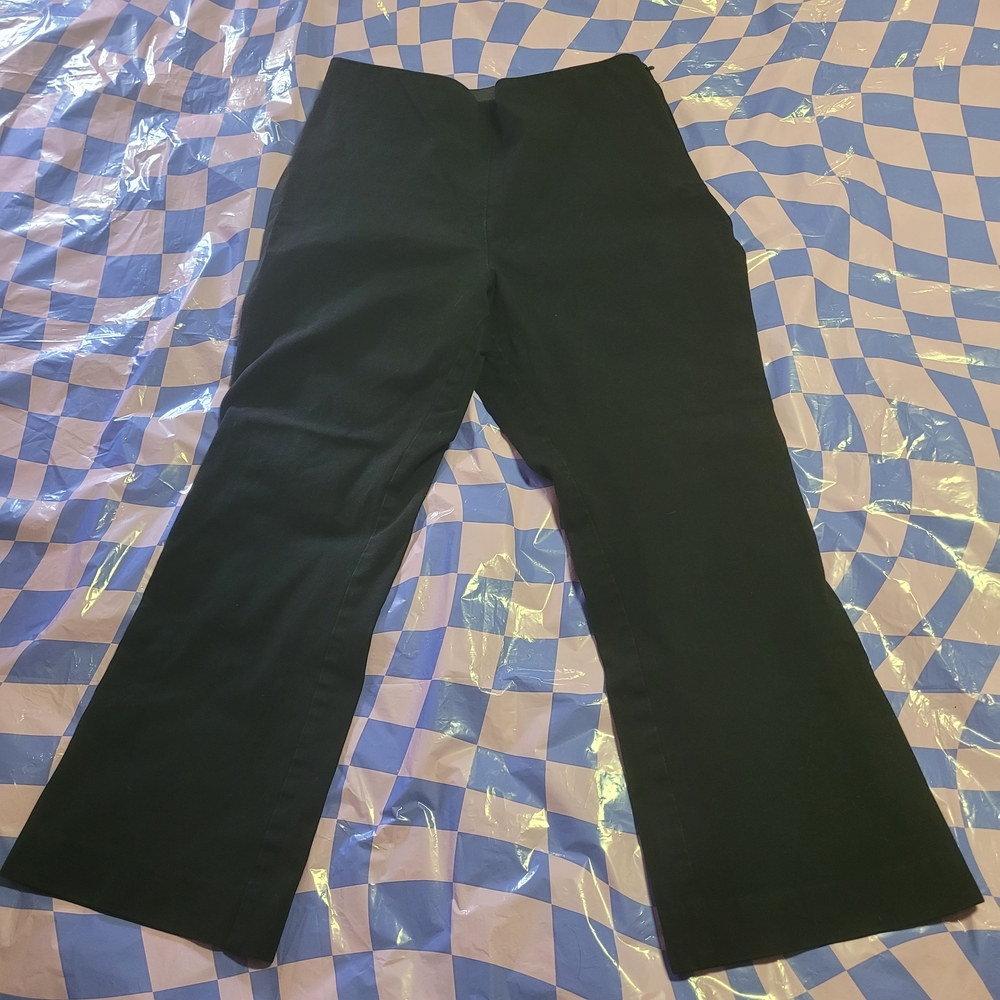a new day Womens Black Cropped Pants Size 10